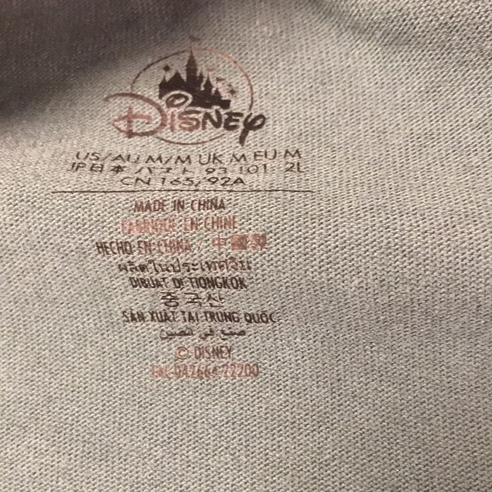 Disney Alice in Wonderland Blue Floral Long Sleeve Lightweight Sweatshirt M - Picture 2 of 5